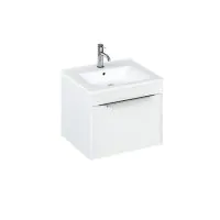 Shoreditch 550mm Wall Mounted Single Drawer White Matt - 1