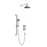 Dartmouth Concealed Valve Fixed Head + Shower Kit Chrome - 0