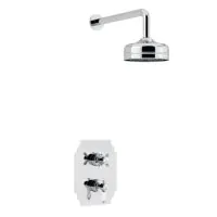 Glastonbury Shower Valve & Fixed Head Chrome - 1