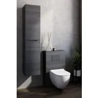 550 x 228 x 919mm Toilet Furniture Unit - Steelwood - 1