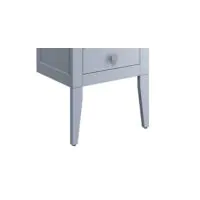 Canvass Storm Grey Matt 600mm Double Drawer Vanity Unit - 2