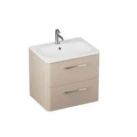 Camberwell 600mm Wall Mounted Vanity Unit Warm Beige - 0