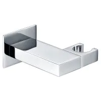 Square Chrome Shower Handset Bracket - 0