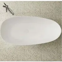 Luxe Wells 1700 Egg freestanding Solid Surface Matt Bath  - 4