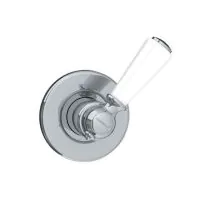 LB White Lever Flow Control "Plain" - Chrome - 0