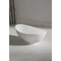 Luxe Perth 1600 Moon freestanding Solid Surface Matt Bath  - 2