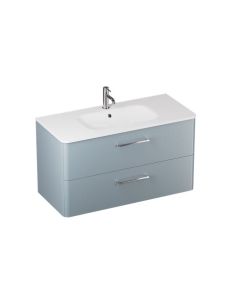 Camberwell 800mm Wall Mounted Vanity Unit Dusty Blue