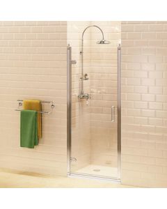 Add elegance to your shower with Burlington 760 Hinged Door