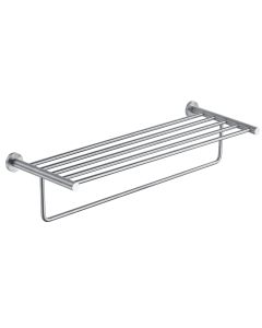 Just Taps Inox Stainless Steel Towel Shelf With Single Rail