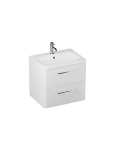 Camberwell 600mm Wall Mounted Vanity Unit Frosted White