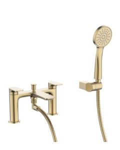 Crosswater Fuse Bath Shower Mixer Brushed Brass