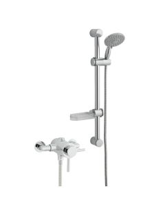 SW6 Plan thermostatic exposed shower w/ adjustable head