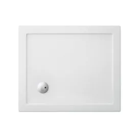 Acrylic Rectangle 1000 x 900 x 35mm tray - White Gloss