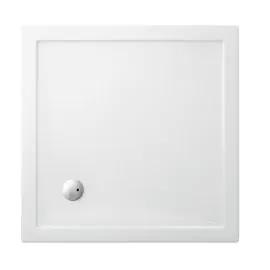 Square 1000 x 1000 x 35mm Acrylic tray - White Gloss