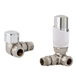 Eastbrook Corner Thermostatic Radiator Valves (Pair)