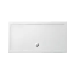 Rectangle 1500 x 800 x 35mm Rectangular tray - White Gloss