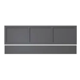 Caversham 1700mm Front Panel Graphite