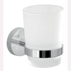 Bathroom Origins Eros Chrome Tumbler & Holder