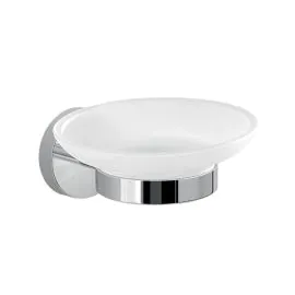 Bathroom Origins Eros Soap Dish w/ Frosted glass in Chrome