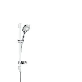 Hansgrohe Raindance Select S 120 Chrome 650mm Shower Slide Rail Kit Inc Hose & Handsaet