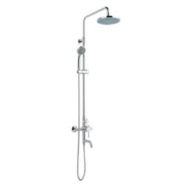 Just Taps Florence Shower Pole- Shower, Hand Shower & Spout