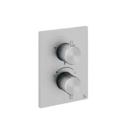 3ONE6 Shower Trim Set With 3 Outlet Brushed Steel