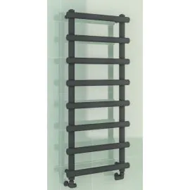 850 X 500mm Tube Designer Matt Anthracite Heated Towel Rail 