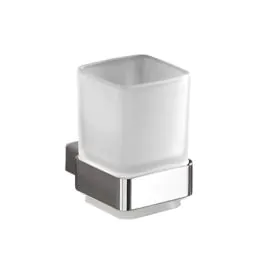 Bathroom Origins Lounge Chrome Tumbler & Holder