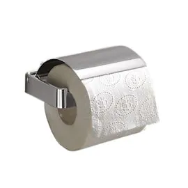 Bathroom Origins Lounge Chrome Toilet Roll Holder with Flap