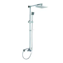 J.T. Moda Italo Single Lever Shower Mixer - Riser Rail Kit