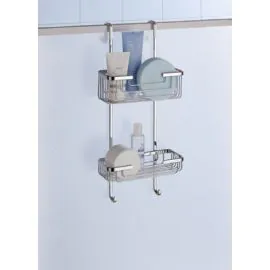 Bathroom Origins 2 Tier Hanging Wire Shower Rack 