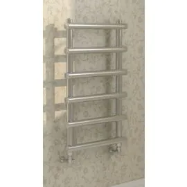 850 X 500mm Tube Designer Chrome Heated Towel Rail 