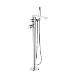 Just Taps Hugo Floor Mounted Bath Shower Mixer With Kit,