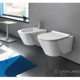 Catalano Zero Wall Hung Newflush Rimless 350 x 550  WC