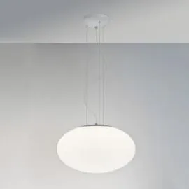 Astro Lighting Zeppo 400mm Ceiling Pendant Light White Finish With White Opal Glass Diffuser