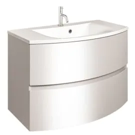 Svelte 800mm Vanity Unit ONLY - White Gloss