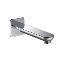 Just Taps Vue Chrome Wall Mounted 165mm Bath Spout