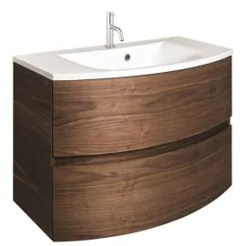 Svelte 800mm Vanity Unit ONLY - American Walnut