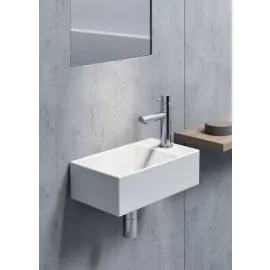 GSI KUBE X Basin 400 x 230mm White Gloss