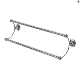 Burlington Wall Mounted Double Towel Rail - Chrome