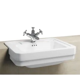 Burlington Edwardian 575 x 475 Semi-Recessed Basin