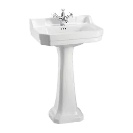 Burlington 560 x 470mm Edwardian 2 Tap Hole Basin