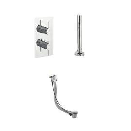 Just Taps Florentine Thermostatic Valve w/ Shower & Filler