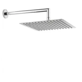 Crosswater Glide Square 300mm Polished Steel Showerhead