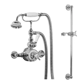 Godolphin Exposed Thermo Shower Mixer Valve With Slide Rail & Handset