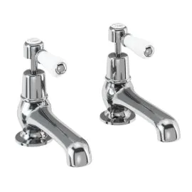 Burlington Kensington 139mm Bath Taps (pair) -  Chrome 