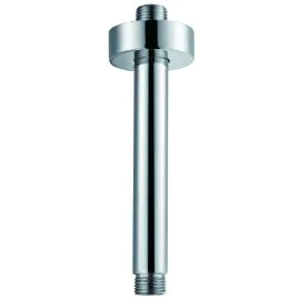 120mm Round Chrome Shower Ceiling Arm - Overhead Support