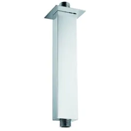 120mm Square Chrome Wall Mounted Shower Ceiling Arm