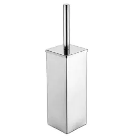 Heritage 370 x 85 x 85mm Square Toilet Brush in Chrome