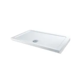 BDC 1000 x 800mm Stone Resin Shower Tray White